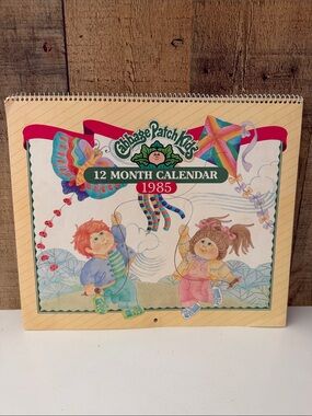 Vintage 1985 Cabbage Patch Kids 12-Month Calendar